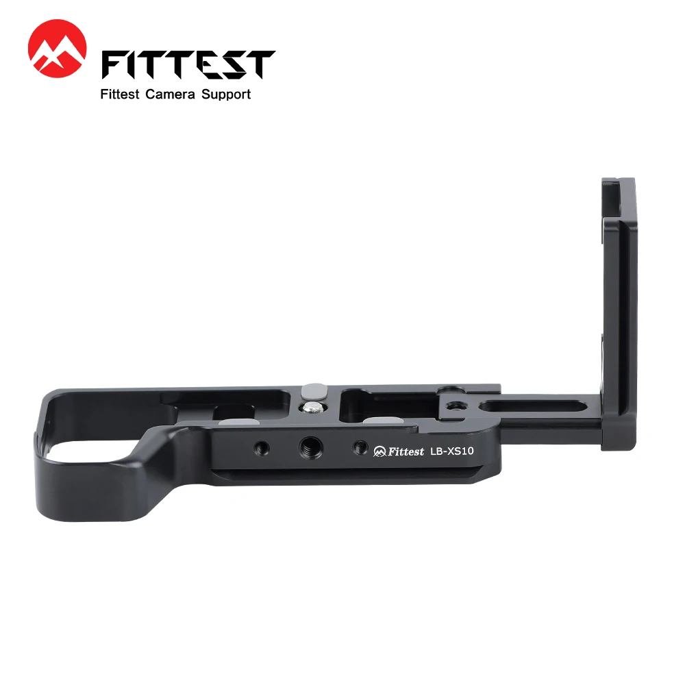 FITTEST Handgrip for Fujifilm X-S10 Camera LB-XS10 Extendable Quick Release L-plate Metal Tripod Mount Cage