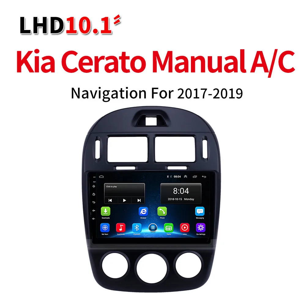 Lionet gps навигация для автомобиля Kia Cerato Руководство A/C- 10,1 дюймов LK1024Y - Размер экрана, дюймов: 4G1G16G