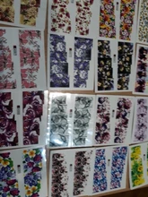 Flower Sticker Foil-Set Watercolor Manicure-Decor Floral Wholesale Newest-Designs 