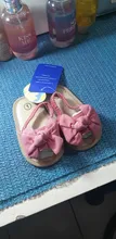 Sandalias para bebé con nudo de lazo para niñas Zapatos de vestir de princesa planos de suela suave, calzado antideslizante para primeros caminantes
