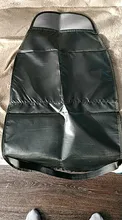 Organizador de asiento trasero Universal impermeable para bebé, bolsa de almacenamiento para asiento trasero de coche, funda protectora de suciedad para niño, almohadilla para Patadas para chico