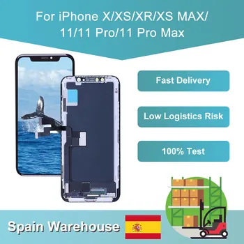 

AAA+ For iPhone X XR XS XS Max 11 Pro Max AMOLED LCD Screen Replacement Display With 3D Touch Digitizer Replacement Assembly