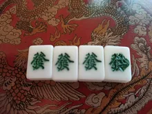 Mahjong-Set Game-Board Chinese-Toy Gambling Portable Party 144 with Box Tiles Numbered