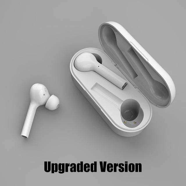 Upgraded White TWS 5,0, Bluetooth наушники, беспроводные наушники, сенсорное управление, гарнитура, Hi-Fi стерео наушники, Bluetooth наушники, беспроводные наушники - Цвет: Upgraded White