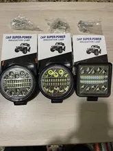 NLpearl 4 pulgadas 102W Barra de luz LED de obra fuera de la carretera 12V 24V Spot LED barra de luz para camión SUV 4WD 4x4 barco ATV Tractor Jeep de la luz de niebla