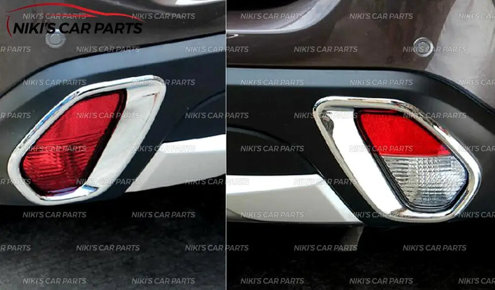 Накладки на задние противотуманные фары для Mitsubishi Outlander 2013- ABS пластик 1 комплект/2 шт. молдинг украшения автомобиля