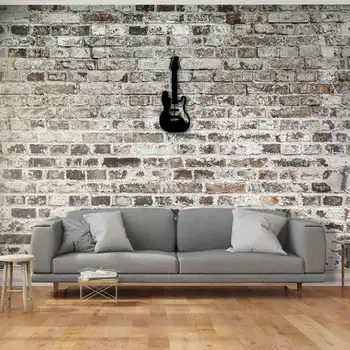 

Металлический декор стен Bass Guitar II 90x36 cm дизайн интерьера домашнего