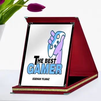 

Personalized Best Player Red Plaque Award-4
