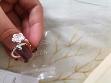 Anillo ajustable de flor de ciruela esmaltada de circón Plata de Ley 925 auténtica, joyería fina elegante para mujer, bisutería de fiesta romántica