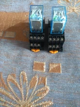 Electromagnetic-Relay Base Din-Rail-14-Pins MY4NJ AC220V Coil DC12V 4NC 4NO Small 1set