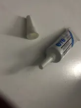 Pegamento profesional para pestañas, herramientas cosméticas para pestañas postizas impermeables adhesivo de maquillaje, Blanco claro/negro