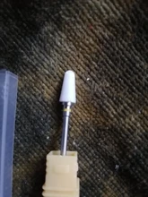 Dmoley-brocas de cerámica y tungsteno para uñas, accesorios para manicura, taladro eléctrico, Color rosa/Negro/azul, 4 colores