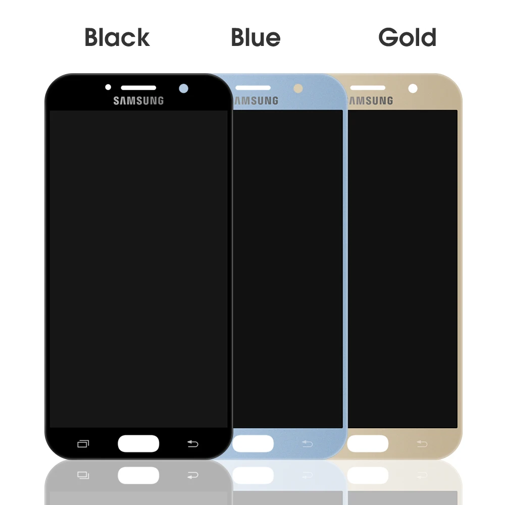 5," дисплей для телефона для Samsung Galaxy A7 A720 A720F A720M ЖК-дисплей s кодирующий преобразователь сенсорного экрана в сборе ЖК-дисплей Замена