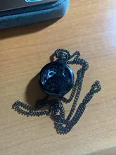 Reloj de bolsillo de plata/Negro/bronce para Navidad, película de Jack skeleton, Tim
