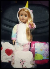 Skirt Doll-Clothes Christmas Girl 18-Inch Gift Fit-For New