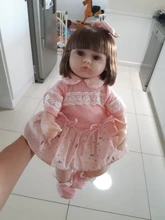 Baby Toys Doll Christmas-Gifts Silicone Reborn Toddler Girls Bebe Soft Simulation Birthday