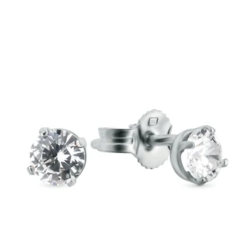 

Gold earrings with cubic zirconia sunlight sample 585