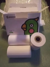 Papel térmico para Poooli Mini impresora 57*30mm Papel de impresora de La etiqueta engomada Papel de recibo adecuado para Peripage Paperang Baypage