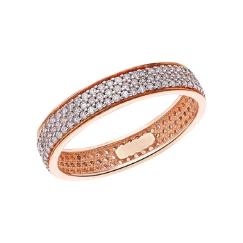 

Gold ring with diamonds sunlight sample 585