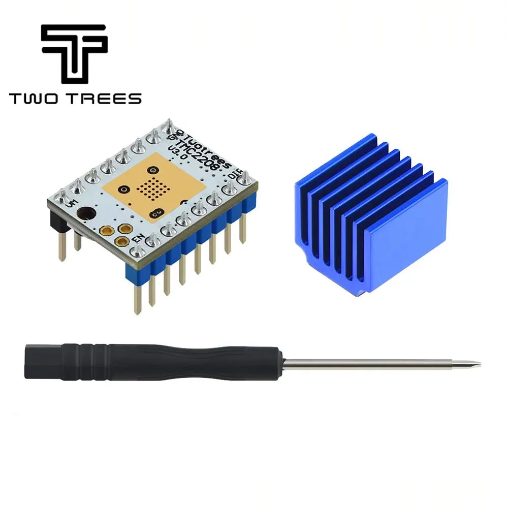 5 шт. TMC2208 MKS TMC2209 V2.0 шаговый двигатель StepStick UART ultra silent для Gen_L Robin Nano SKR V1.3 mini E3 Ender