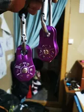 XINDA-polea de escalada en roca, herramienta de supervivencia al aire libre, aparejo de elevación alta, 5 colores