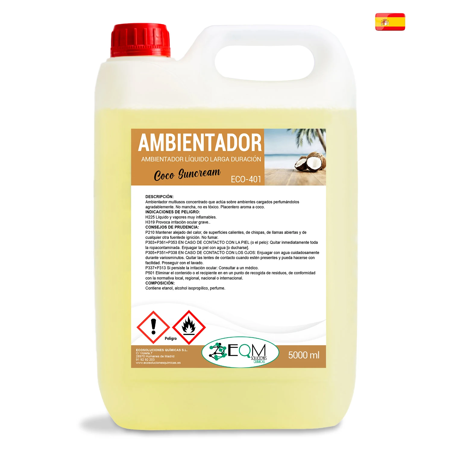 Professional Air Freshener Aroma Coco Long Duration We Are Spanish Manufacturers