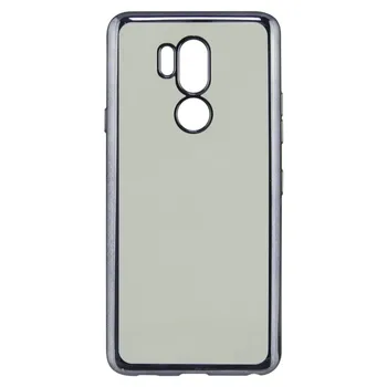 

For mobile phone Lg G7 Flex Metal transparent TPU case Gray Metallic