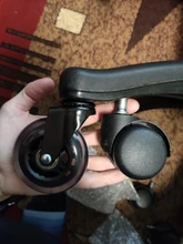 Furniture Hardware Wheels Replacement Rubber Caster Swivel Safe-Rollers Office-Chair