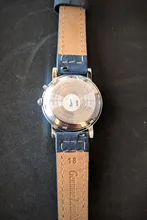 Hengrrc-correas de reloj de cuero genuino para hombre y mujer, pulsera de cuero de vaca, negro, Azul, Gris, marrón, 18, 20mm, 22mm, 24mm