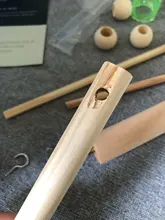 Columpio para aves de juguete, soporte de oscilación de madera con cuentas de goma, columpio colgante con campanas, suministros para pájaros