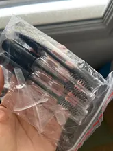 3ml 10ml 3 uds vacío tubo de máscara de pestañas Vial de crema líquido botella contenedor de cosméticos con a prueba de fugas tapa negra contiene embudo