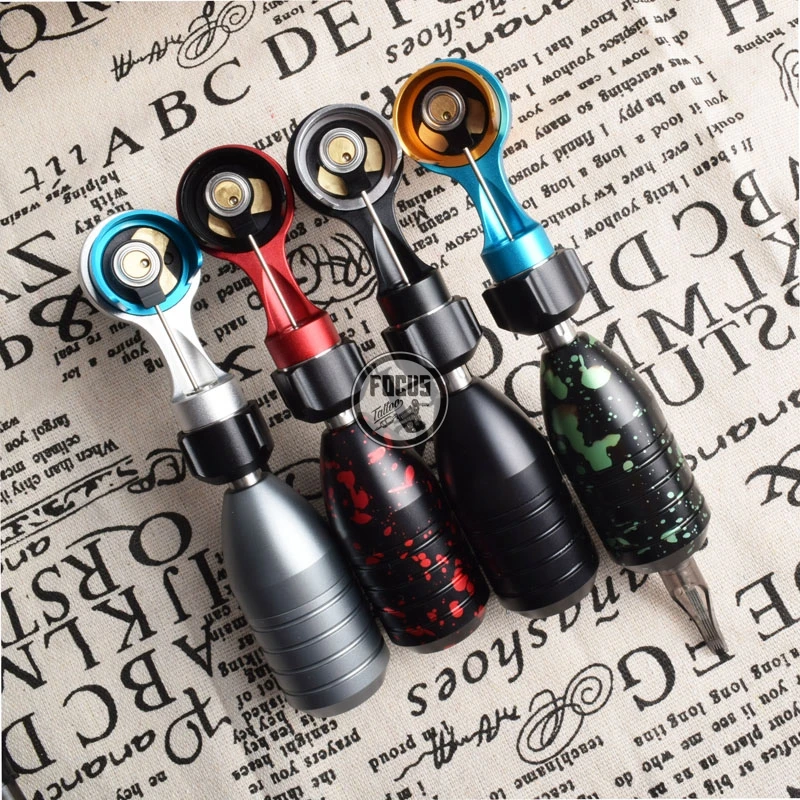 Newest Rotary Tattoo Machine Liner And Shader Tatto Pen RCA Connector Japan Motor Permanent Makeup Machines For Tatoo