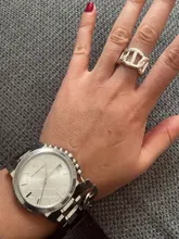 Foxanry-anillos de fiesta de Plata de Ley 925, cadena Simple hueca, Cruz, geométrica, diseño creativo hecho a mano, regalos de joyería para novia