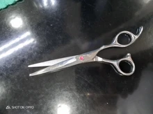 Tijeras profesionales japonesas de plata para peluquería, 6,0 pulgadas, afiladas, afeitadora, corte de pelo