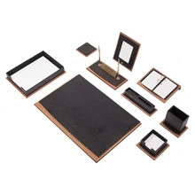 Star Lux Кожаный стол Набор 11 шт Одноместные