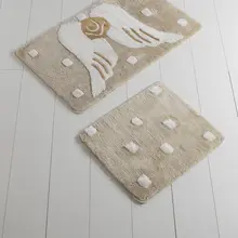 Коврики для ванной нескользящие Противоскользящие коврики противоскользящие каменный Ангел 2'Li набор 60X100 см-50X60 см