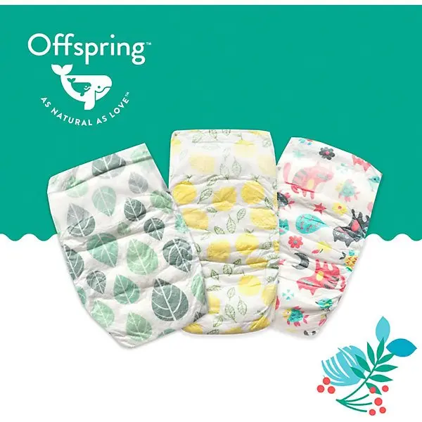 Эко-подгузники Offspring L 9-13 кг., 3 шт