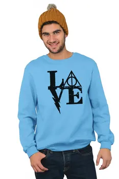 

Angemiel Wear HP Love Blue Male Switshirt