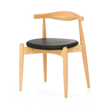 

Chair elbow beech with black cushion