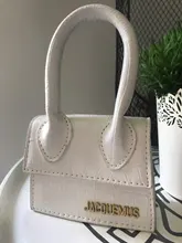 Jacquemus-Mini bolsos cruzados para mujer, bolso de marca famosa, de diseñador de lujo, con patrón de cocodrilo, 2021