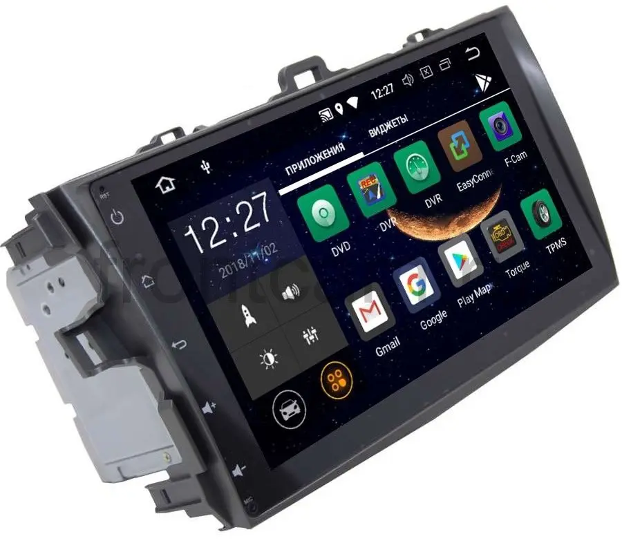 Штатная магнитола LeTrun 2449 DSP для Toyota Corolla X 2006-2013 на Android 8.1.1(+ Камера заднего вида в подарок