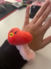 Nueva Kpop coreano Bangtan niños Koala las mujeres al por mayor de terciopelo de invierno Scrunchie goma de pelo elástica cuerda chica Hairwear grandes para cabello cuerda