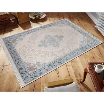 

Art Carpet Deluxe 6988 Beige 80X150cm Fringed Carpet