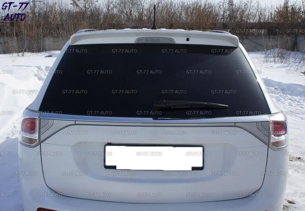Спойлер на крышку багажника для Mitsubishi Outlander III 2012- саблей внешний материал АБС пластик Стайлинг тюнинг коврик