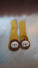 Calcetines antideslizantes de algodón con dibujos animados para bebé, calcetines para recién nacidos, 3D, León/Lazo, botas suaves y cálidas para otoño e invierno, 2020