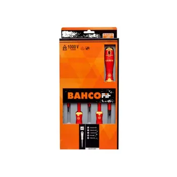 

SET OF INSULATED SCREWDRIVERS 3RECTA + PH1 + PH2 M/BIC BAHCO 5 PZ