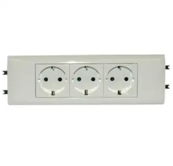 

Mechanism sockets 3 M SP mosaic new 6 mod. For DLP Channel cable with ground. With Caliper. Bel. Leg 077433