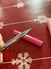 Delineador para decoración de uñas, herramienta de pincel de cristal tallado, pluma de dibujo de línea ultrafina, cable de tracción, flor de fototerapia, pluma doble de Metal