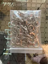 20 piezas de broche de pinza giratoria para llaveros, broche de pinza giratoria de oro, plata y bronce, llavero, accesorios de anillo de tecla dividida, cierres para fabricación de llaveros de 32mm