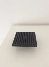 Shower Floor Drain-Cover Waste-Floor-Drain-Hideep Washroom Brass Black Square 10x10cm